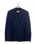 Maison Margiela（メゾンマルジェラ）の古着「ノーカラージャケット」｜ネイビー