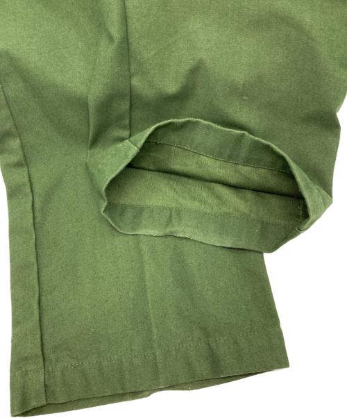 スウェーデン軍（スウェーデングン）スウェーデン軍 (スウェーデングン) カーゴパンツ グリーン サイズ:C48の古着・服飾アイテム