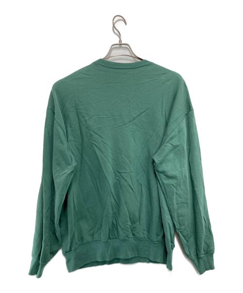 AURALEE（オーラリー）AURALEE (オーラリー) ELASTIC HIGH GAUGE SWEAT P/O グリーン サイズ:４の古着・服飾アイテム
