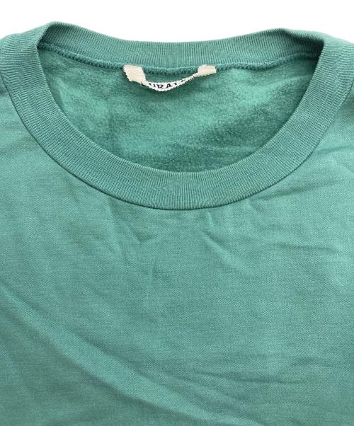 AURALEE（オーラリー）AURALEE (オーラリー) ELASTIC HIGH GAUGE SWEAT P/O グリーン サイズ:４の古着・服飾アイテム