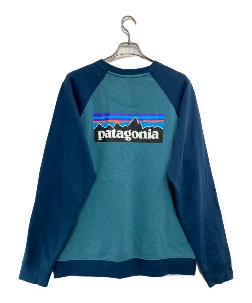 Patagonia（パタゴニア）Patagonia (パタゴニア) ラグランスリーブクルーネックスウェット グリーン サイズ:Lの古着・服飾アイテム