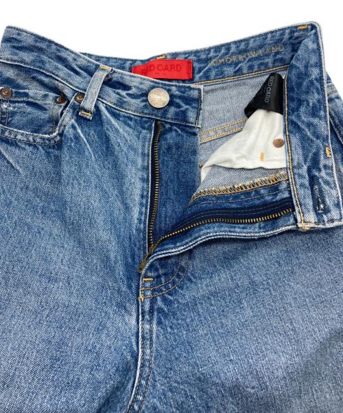 RED CARD（レッドカード）RED CARD (レッドカード) TOMORROW LAND (トゥモローランド) RED CARD TOKYO AMANDA デニム インディゴ サイズ:23の古着・服飾アイテム