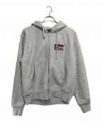 stussyステューシー）の古着「DNA ZIP HOODIE」｜グレー