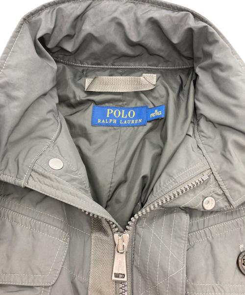 POLO RALPH LAUREN（ポロ・ラルフローレン）POLO RALPH LAUREN (ポロ・ラルフローレン) エステルミリタリージャケット グレー サイズ:Mの古着・服飾アイテム