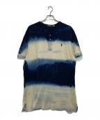 POLO RALPH LAURENポロ・ラルフローレン）の古着「ヘンリーネックカットソー」｜ネイビー