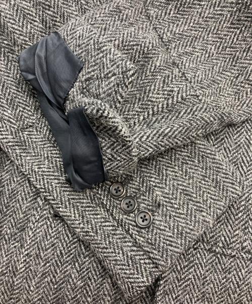 MARGARET HOWELL（マーガレットハウエル）MARGARET HOWELL (マーガレットハウエル) Harris Tweed (ハリスツイード) ウールジャケット グレー サイズ:Mの古着・服飾アイテム