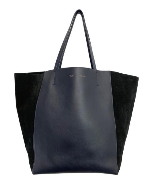 CELINE（セリーヌ）CELINE (セリーヌ) カバファントム トートバッグ ネイビーの古着・服飾アイテム