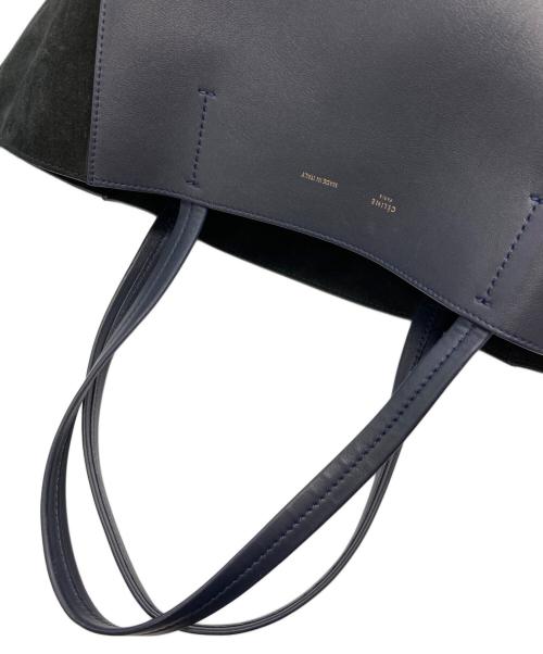 CELINE（セリーヌ）CELINE (セリーヌ) カバファントム トートバッグ ネイビーの古着・服飾アイテム