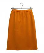 Yves Saint Laurentイヴサンローラン）の古着「ニットスカート」｜オレンジ
