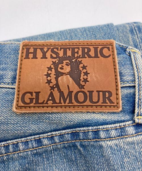 Hysteric Glamour（ヒステリックグラマー）Hysteric Glamour (ヒステリックグラマー) スクエアウインドウリメイク スリムストレートデニムパンツ インディゴ サイズ:29の古着・服飾アイテム