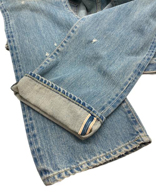 Hysteric Glamour（ヒステリックグラマー）Hysteric Glamour (ヒステリックグラマー) スクエアウインドウリメイク スリムストレートデニムパンツ インディゴ サイズ:29の古着・服飾アイテム