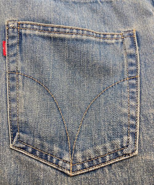 Hysteric Glamour（ヒステリックグラマー）Hysteric Glamour (ヒステリックグラマー) スクエアウインドウリメイク スリムストレートデニムパンツ インディゴ サイズ:29の古着・服飾アイテム