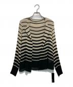 SPECCHIOスペッチオ）の古着「アンサンブルプリーツカーディガン」｜ベージュ