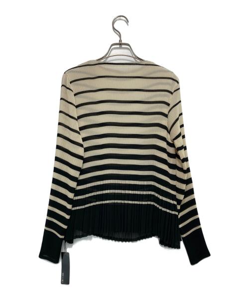 SPECCHIO（スペッチオ）SPECCHIO (スペッチオ) アンサンブルプリーツカーディガン ベージュ サイズ:40 未使用品の古着・服飾アイテム