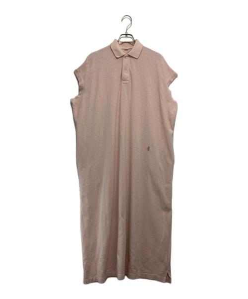 45R（フォーティファイブ・アール）45R (フォーティファイブ・アール) ジンバカノコの33色ポロドレス ピンク サイズ:-の古着・服飾アイテム