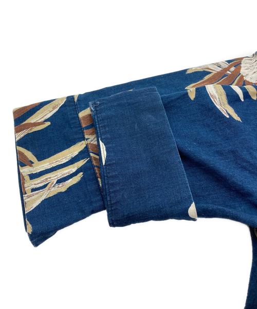 R BY 45rpm（アールバイフォーティファイブアールピーエム）R BY 45rpm (アールバイフォーティファイブアールピーエム) アロハシャツ ネイビー サイズ:-の古着・服飾アイテム