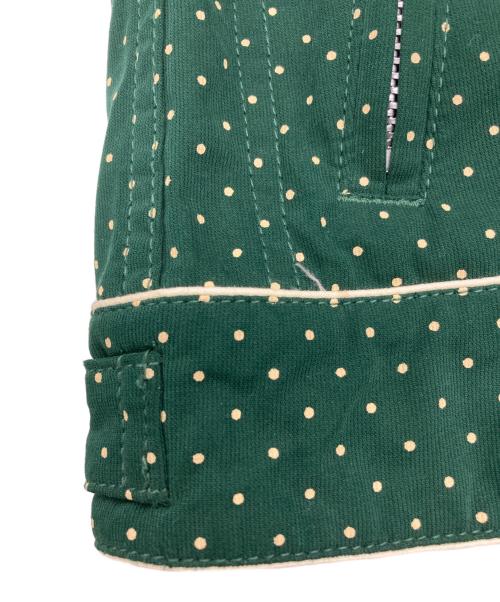 WACKO MARIA（ワコマリア）WACKO MARIA (ワコマリア) ドット柄パイピングジャケット グリーン サイズ:Sの古着・服飾アイテム