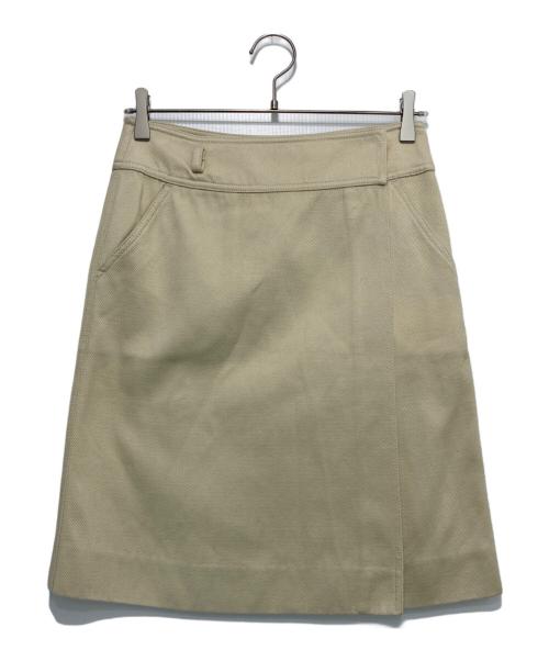 CHANEL（シャネル）CHANEL (シャネル) ラップスカート ベージュ サイズ:38の古着・服飾アイテム