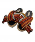 N°21 numero ventunoヌメロヴェントゥーノ）の古着「厚底サンダル」｜マルチカラー