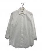 HERMESエルメス）の古着「ロゴジャガードシャツ」｜ホワイト