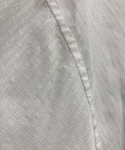 HERMES（エルメス）HERMES (エルメス) ロゴジャガードシャツ ホワイト サイズ:40の古着・服飾アイテム