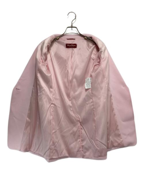 Max Mara Studio（マックスマーラ ストゥディオ）MAX MARA STUDIO (マックスマーラ ストゥディオ) テーラードジャケット ピンク サイズ:40の古着・服飾アイテム