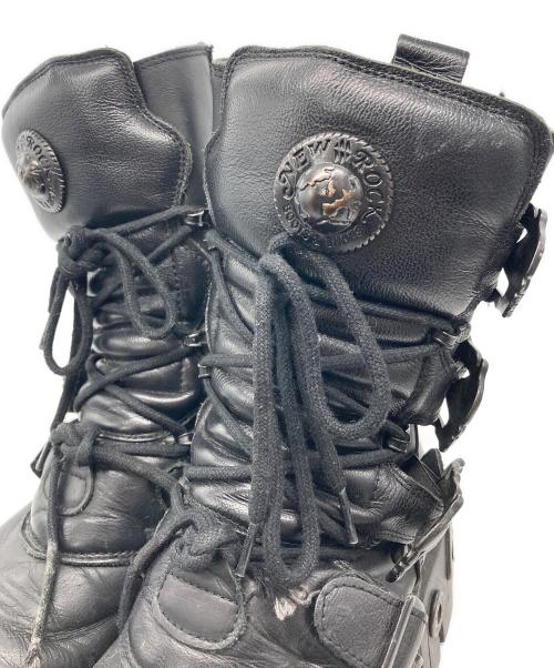 NEWROCK（ニューロック）newrock (ニューロック) METALLIC ブラック サイズ:42の古着・服飾アイテム