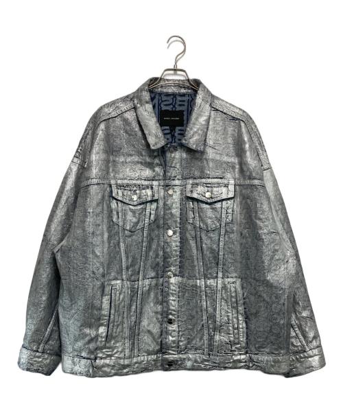 MARC JACOBS（マークジェイコブズ）MARC JACOBS (マークジェイコブス) Monochromatic Denim Big Trucker シルバー サイズ:Lの古着・服飾アイテム