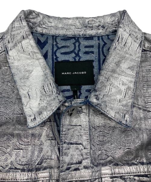 MARC JACOBS（マークジェイコブズ）MARC JACOBS (マークジェイコブス) Monochromatic Denim Big Trucker シルバー サイズ:Lの古着・服飾アイテム