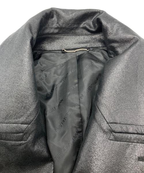 JOHN LAWRENCE SULLIVAN（ジョン ローレンス サリバン）JOHN LAWRENCE SULLIVAN (ジョン ローレンス サリバン) WAIST GATHERED COAT ブラック サイズ:48の古着・服飾アイテム