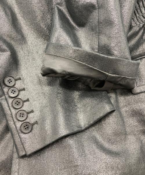 JOHN LAWRENCE SULLIVAN（ジョン ローレンス サリバン）JOHN LAWRENCE SULLIVAN (ジョン ローレンス サリバン) WAIST GATHERED COAT ブラック サイズ:48の古着・服飾アイテム