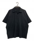 HOMME PLISSE ISSEY MIYAKEオム プリッセ イッセイ ミヤケ）の古着「MONTHLY COLOR MAY SHIRT」｜ブラック