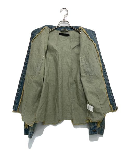 JUN NAKAYAMA（ジュンナカヤマ）JUN NAKAYAMA (ジュンナカヤマ) PANEL DENIM JACKET インディゴ サイズ:48の古着・服飾アイテム