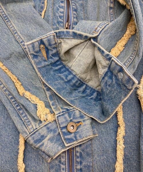 JUN NAKAYAMA（ジュンナカヤマ）JUN NAKAYAMA (ジュンナカヤマ) PANEL DENIM JACKET インディゴ サイズ:48の古着・服飾アイテム