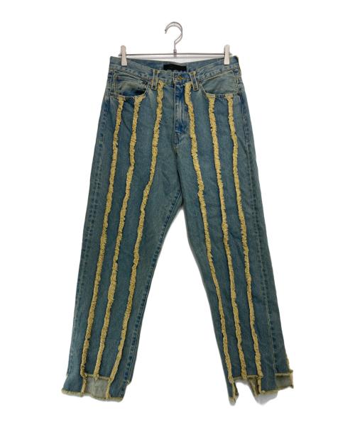 JUN NAKAYAMA（ジュンナカヤマ）JUN NAKAYAMA (ジュンナカヤマ) PANEL DENIM PANT インディゴ サイズ:30の古着・服飾アイテム