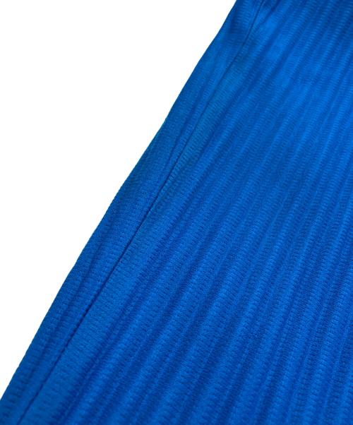 HOMME PLISSE ISSEY MIYAKE（オム プリッセ イッセイ ミヤケ）HOMME PLISSE ISSEY MIYAKE (オム プリッセ イッセイ ミヤケ) ボタンフライ テーラードプリーツ パンツ ブルー サイズ:1の古着・服飾アイテム