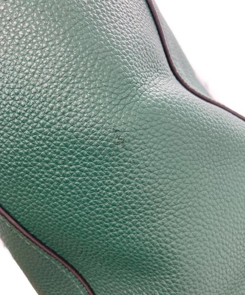 COACH（コーチ）COACH (コーチ) ハドソン ダブルハンドル 2WAY トートバッグ グリーンの古着・服飾アイテム