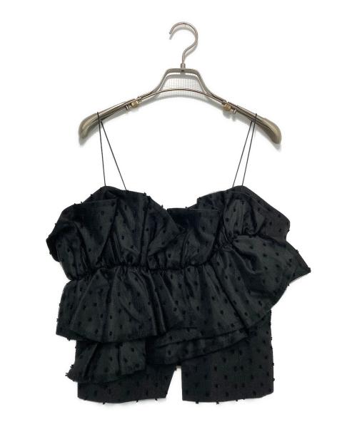 JUSGLITTY（ジャスグリッティー）JUSGLITTY (ジャスグリッティー) デコラビスチェ ブラック サイズ:2の古着・服飾アイテム