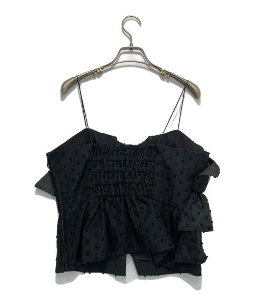 JUSGLITTY（ジャスグリッティー）JUSGLITTY (ジャスグリッティー) デコラビスチェ ブラック サイズ:2の古着・服飾アイテム