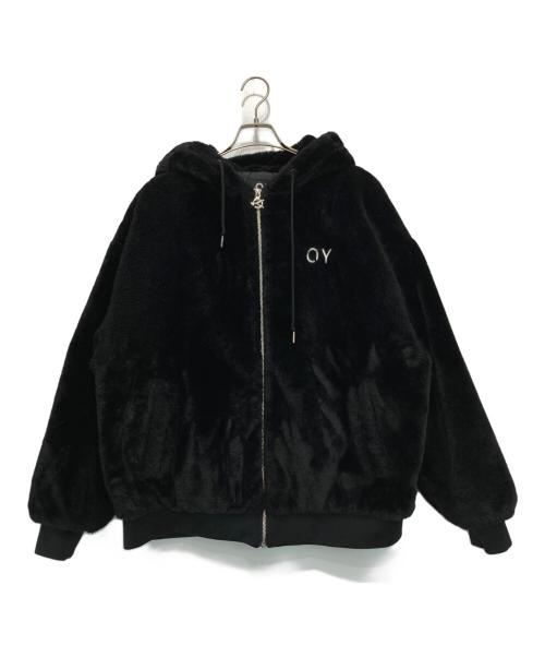 OY（オーワイ）OY (オーワイ) ボアジャケット ブラック サイズ:記載なしの古着・服飾アイテム