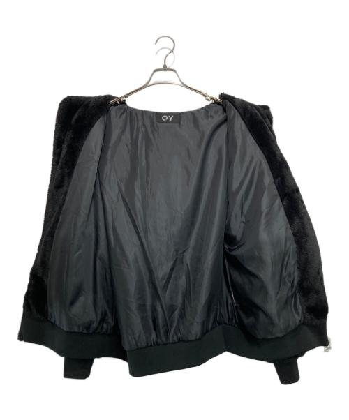 OY（オーワイ）OY (オーワイ) ボアジャケット ブラック サイズ:記載なしの古着・服飾アイテム