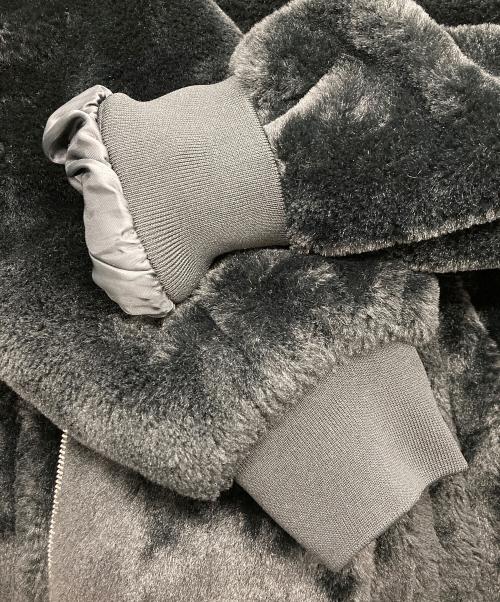 OY（オーワイ）OY (オーワイ) ボアジャケット ブラック サイズ:記載なしの古着・服飾アイテム