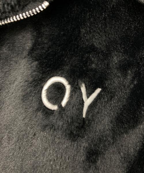 OY（オーワイ）OY (オーワイ) ボアジャケット ブラック サイズ:記載なしの古着・服飾アイテム