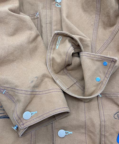 SUGAR CANE（シュガーケーン）SUGAR CANE (シュガーケーン) 13oz. BROWN DUCK 1920's CARTOON WORK COAT ベージュ サイズ:40の古着・服飾アイテム