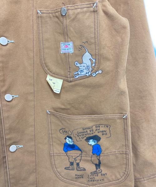 SUGAR CANE（シュガーケーン）SUGAR CANE (シュガーケーン) 13oz. BROWN DUCK 1920's CARTOON WORK COAT ベージュ サイズ:40の古着・服飾アイテム