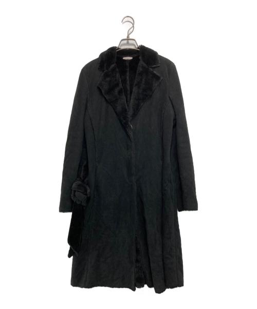MAX&Co.（マックスアンドコー）MAX&Co. (マックスアンドコー) 切替コート ブラック サイズ:40の古着・服飾アイテム