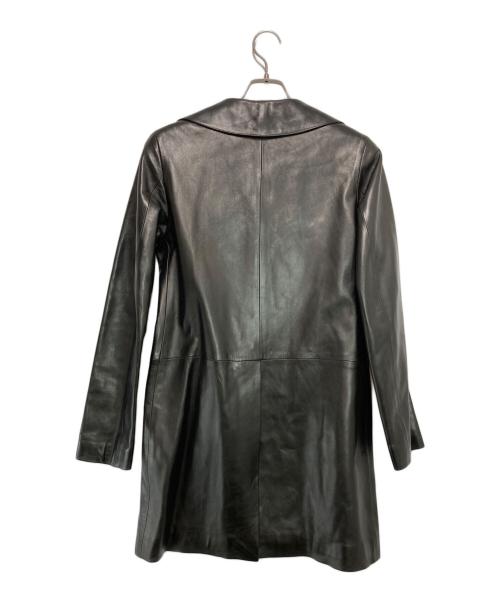 agnes b special（アニエスベー・スペシャル）agnes b special (アニエスベー・スペシャル) ラムレザーコート ブラック サイズ:1の古着・服飾アイテム