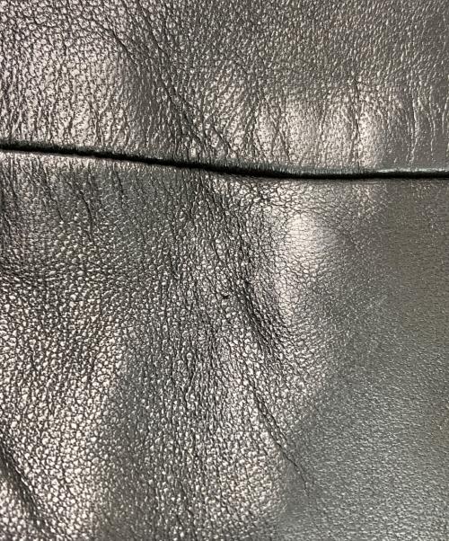 agnes b special（アニエスベー・スペシャル）agnes b special (アニエスベー・スペシャル) ラムレザーコート ブラック サイズ:1の古着・服飾アイテム