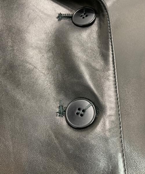 agnes b special（アニエスベー・スペシャル）agnes b special (アニエスベー・スペシャル) ラムレザーコート ブラック サイズ:1の古着・服飾アイテム