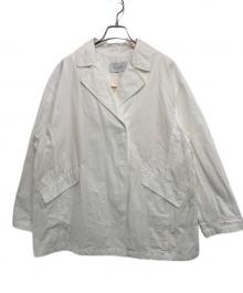 ETRE TOKYO（エトレトウキョウ）の古着「テーラードジャケット ベルテッドショートコート」｜ホワイト